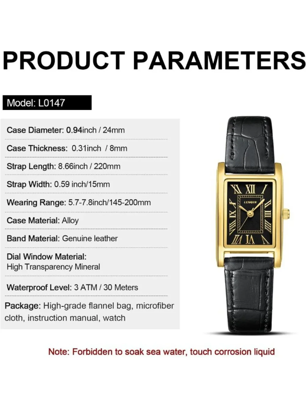 Stylish Women's Analog Quartz Waterproof Watch - Perfect for Everyday Wear